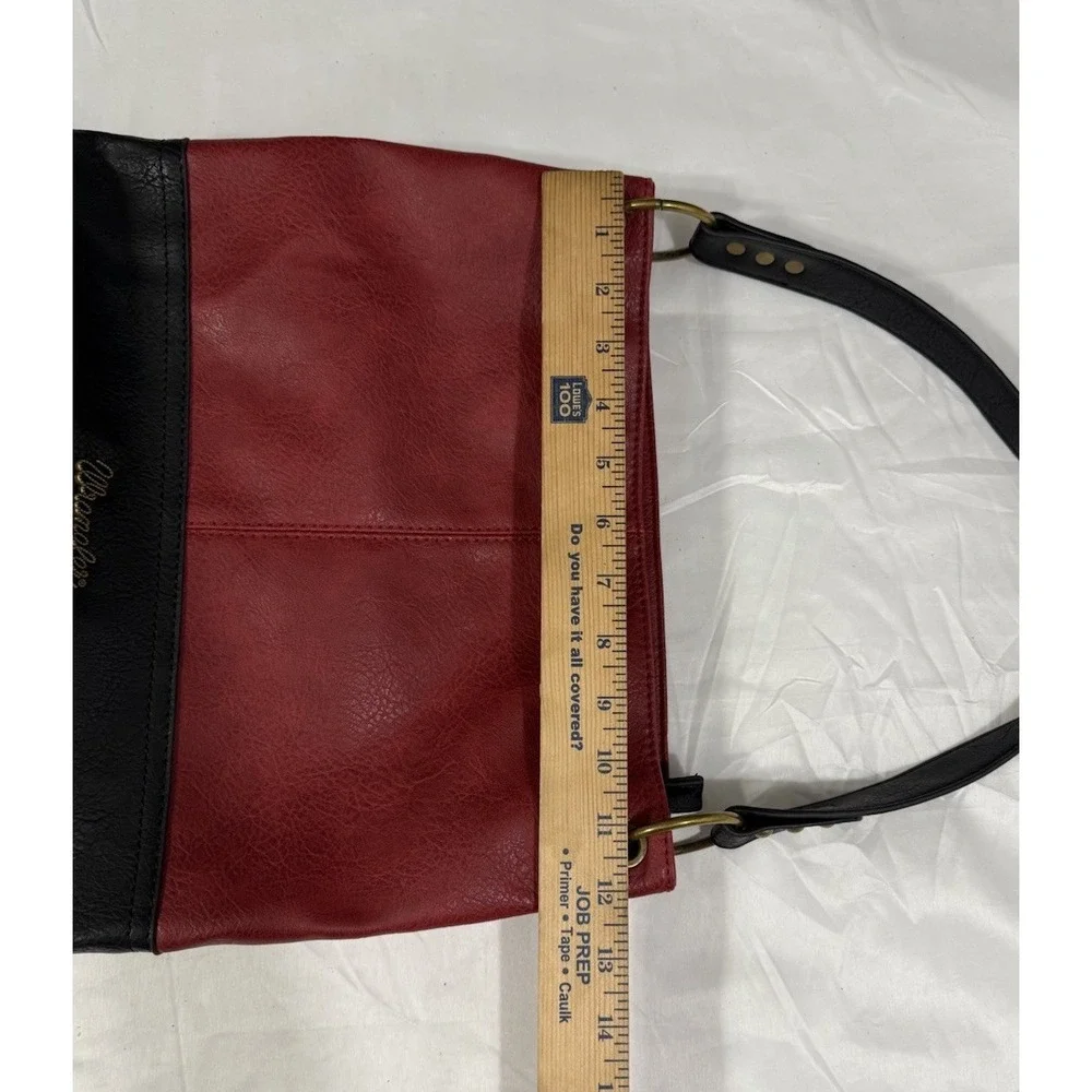 Wrangler Hobo Bag Purse Handbag Red by Montana West Good Condition - Picture 3 of 15